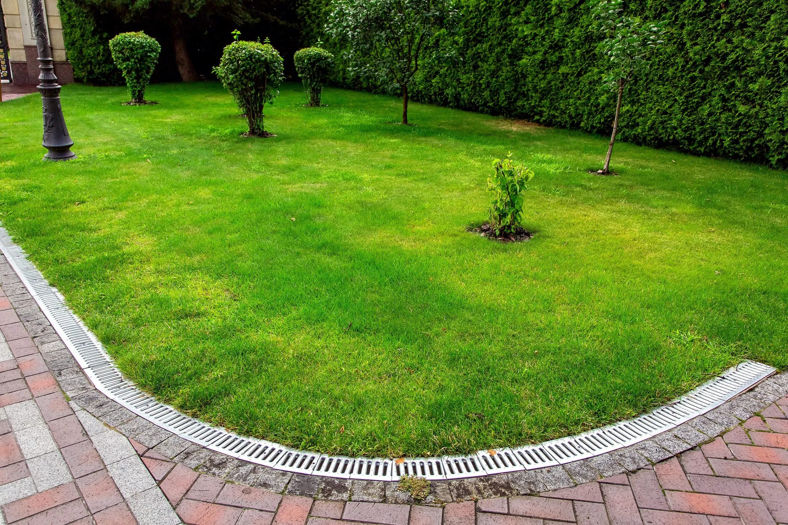 Drainage system installation by GI Landscape