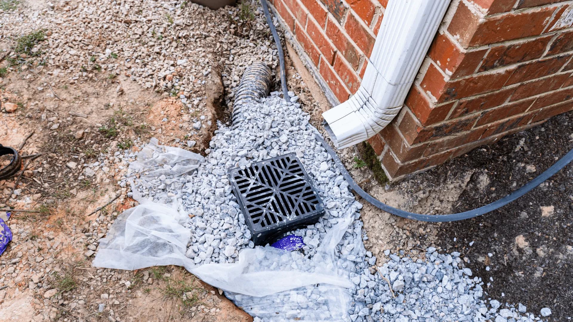 Yard drainage install — Portland metro